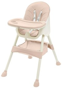 Baby Mix Scaun de masă Nora roz , 51 x 43 x 27 cm