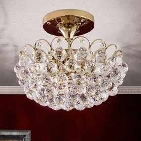 Lustra cristal Asfour, KRISTALL KLASSISCH auriu 40cm