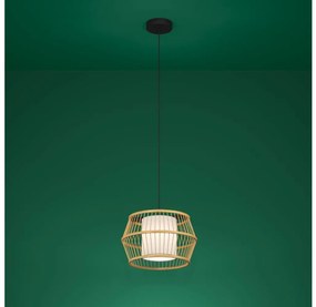 Lustră pe cablu Eglo 390233 MONTERROSO 1xE27/40W/230V maro