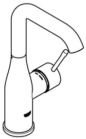 GROHE 23799001 - Baterie lavoar ESSENCE, mărimea L, crom lucios