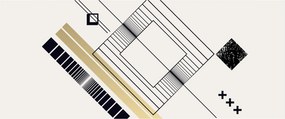Tablou - Forme geometrice N⁰6 (120x50 cm)