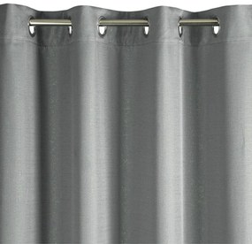 Draperii de culoare unică pentru cercuri în gri 140 x 250 cm
