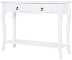 Homcom Tavolo Consola pentru Hol, Alb, 100x33x76cm