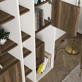 Raft Leonda - White, Walnut
