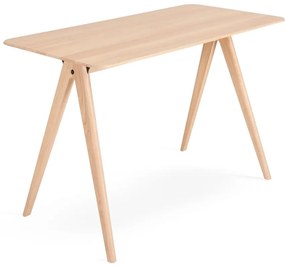 Birou din lemn de stejar 60x120 cm Ava – Gazzda