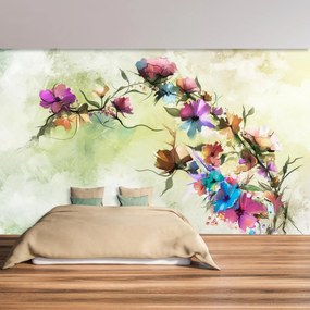 Fototapet - Flori colorate (147x102 cm)