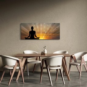 Tablou cu meditație (120x50 cm)