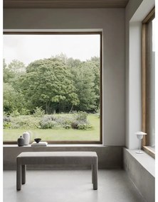 Bancă bej cu tapițerie din stofă bouclé Sitta – Blomus