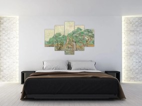 Tablou - Vincent van Gogh, The Olive Orchard, reproducere (150x105 cm)