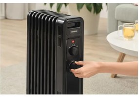 Sencor - radiator electric cu ulei, 9 secțiuni, 800/1200/2000W/230V, negru