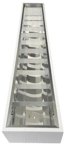 Corp de iluminat fluorescent 2xG13/18W/230V alb 120 cm