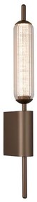 Aplica LED metal latte sticla decorativa Cattail