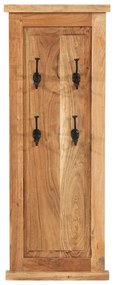Cuiere de haine, 2 buc., 38x100 cm, lemn masiv de acacia 2, lemn masiv de acacia
