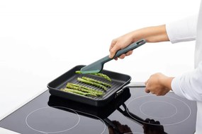 Cleste de bucatarie Lekue 1010179, 28,2 cm, Rezistent la zgarieturi, 4/220 °C, Margine flexibila, Verde