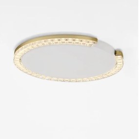 Plafoniera circulara aluminiu auriu GREAMY D-46cm