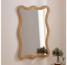 Atmosphera - Oglindă de perete MAGGIE 100x70 cm ratan