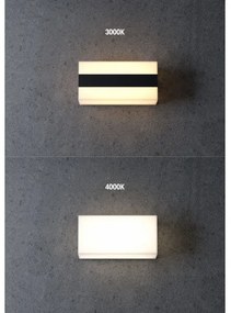 Redo 90325 - Corp de iluminat exterior LED KODIAK, 8W, 230V, 4000K, 20 cm, IP65, alb