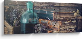 Tablou - Masa farmacistului (cu ceas) (90x30 cm)