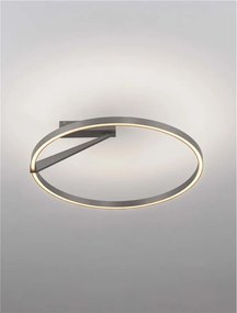 Plafoniera LED design minimalist TILIA nickel