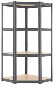 Juskys Raft de colt - 160x75x40-75 cm gri