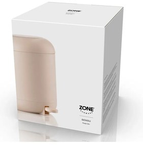 Coș de gunoi bej cu pedală din plastic 4 l Sensu – Zone