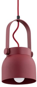 Pendul design modern LOGAN rosu 14cm