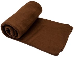 Patura fleece maro inchis