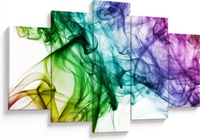 Tablou - fum colorat (150x105 cm)