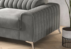 Supermobel Coltar GRAYSON, 278x92x205, velvet mat 38, stanga