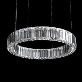 Lustra LED LUX moderna design circular D65 PRISMATIC 02