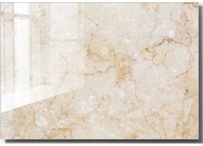 Tablou din sticlă 100x70 cm Marble – Wallity