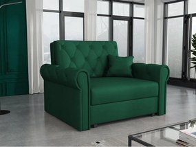 Fotoliu extensibil Clovea Roma I (Verde) (cu sp. depozitare). 1105671