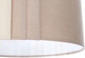 Lustră pe cablu STRIPES, 1xE27/60W/230V, Ø 60 cm, bej