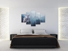 Tablou - Bufniță de zăpadă (150x105 cm)