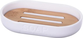 Savoniera cu orificii de scurgere din bambus