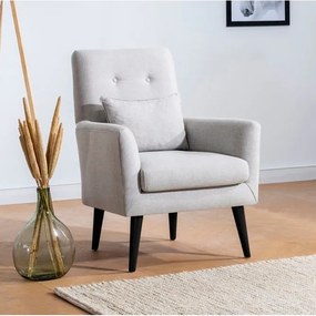 Set Canapea Extensibilă si Fotoliu Aria - S, Crem