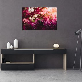 Tablou cu florile tufișului înflorit (90x60 cm)