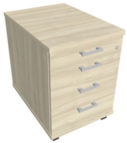 Comodă mobilă Verno 44 x 60 cm, 4 sertare, mâner A, salcâm