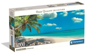 Orașe Swinging Puzzle panoramic de coastă 1000 de piese Compact Clementoni