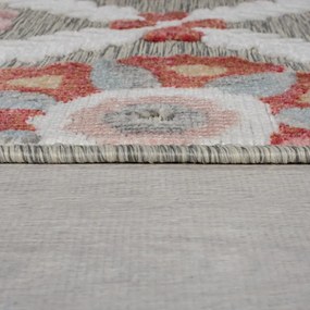 Covor de exterior gri tip traversă 230x80 cm Flora - Flair Rugs