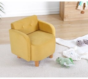 Fotoliu pentru copii galben Volie – Artie