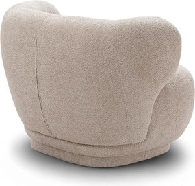 Fotoliu de relaxare Skindi - bouclé bej Catch Me 02