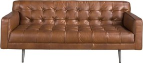 Canapea design LUX 2 locuri Dark Brown Leather