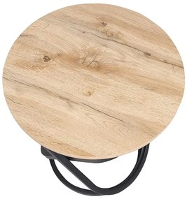 Măsuță de cafea Eos III, stejar artisan / negru