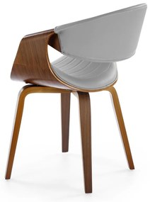 Scaun K544 gri/nuc H77 cm