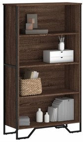 vidaXL Bibliotecă, stejar maro, 80x31x137,5 cm, lemn prelucrat