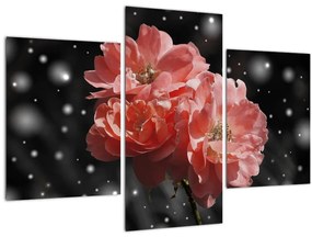 Tabloucu floare roz (90x60 cm)