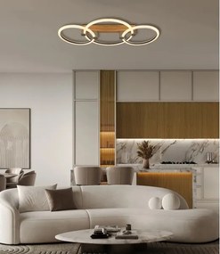 Globo 48050D2 - Plafonieră LED FLETCHER LED/40W/230V 76,1x38 cm maro