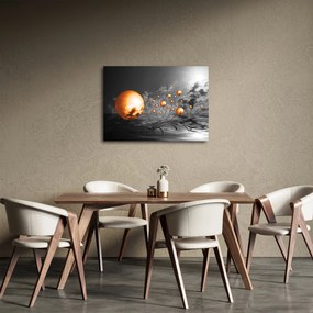 Tabloul bilelor portocalii abstarcte (70x50 cm)