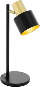 Lampă de masă Eglo 79375 FIUMARA 1xE27/60W/230V negru/auriu